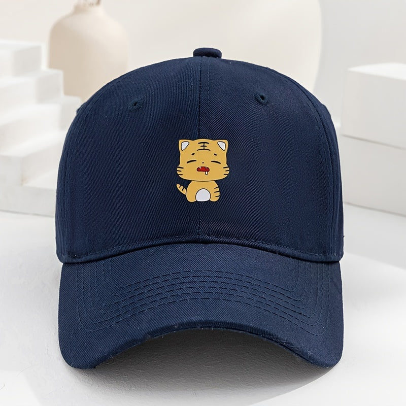Tiger Print Baseball Cap Cotton Sports Hat Unisex Dad Hats