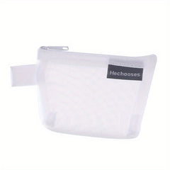 Small Mesh Coin Purse Makeup Pouch Travel Organizer