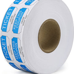 2000 Raffle Tickets Double Roll for Events Entry, Reward, Fundraiser