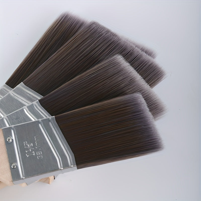 Synthetic Long Handled Angled Paintbrush Easy To Clean