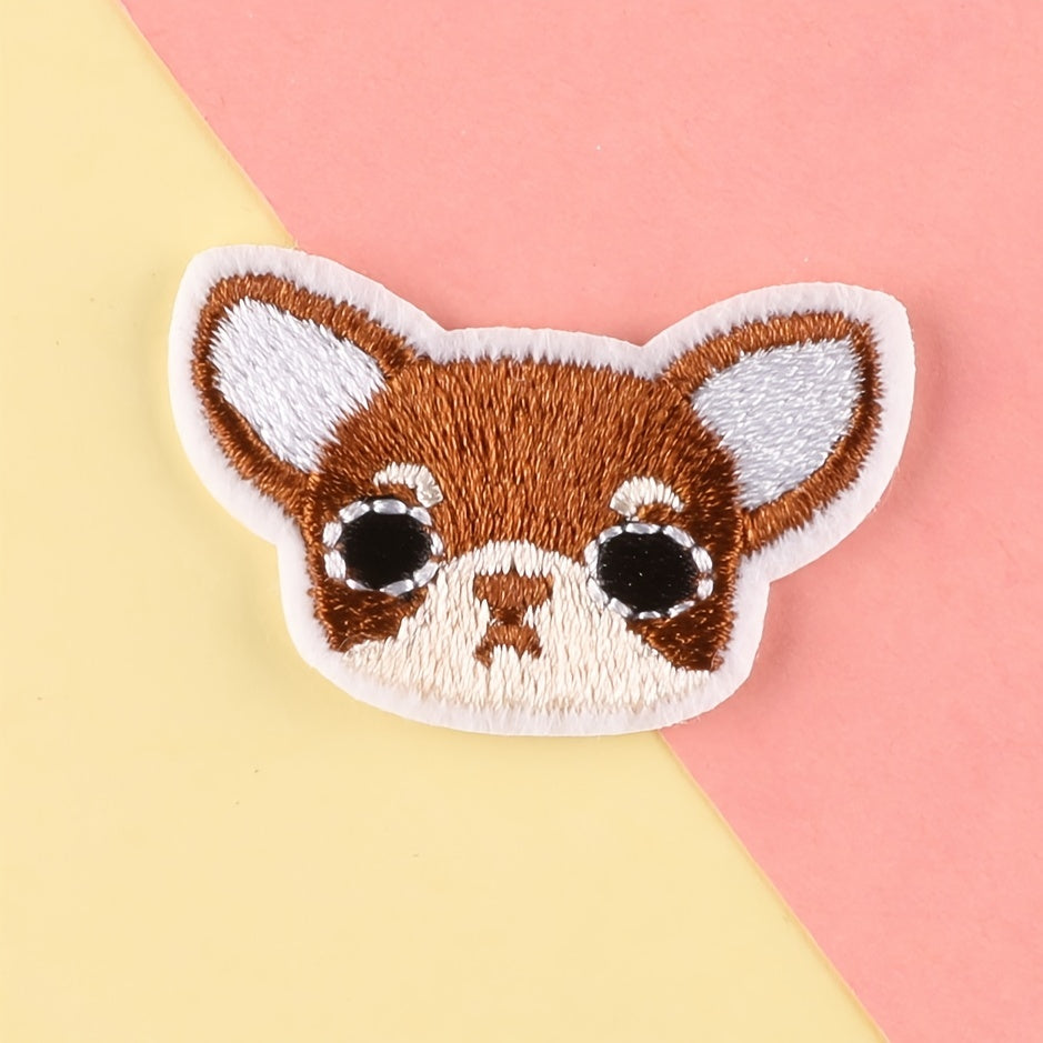 6pcs Animal Embroidery Patches DIY Clothes Accessories