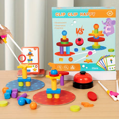 Interactive Wooden Board Game for Kids 3-5 Years