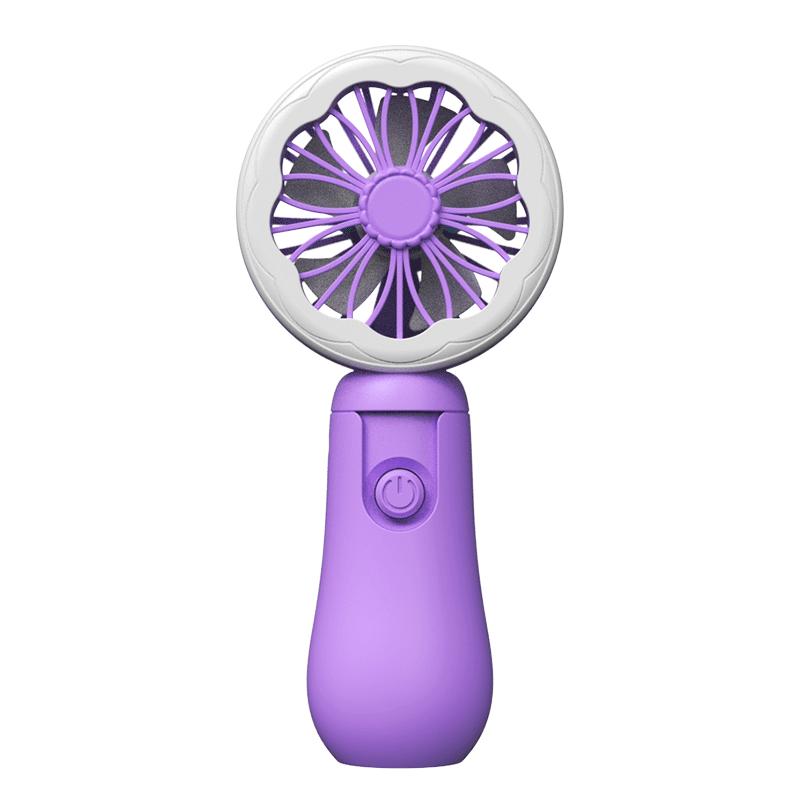 Portable Mini Handheld Fan with Light