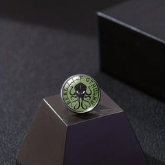 Steampunk Kazoo Symbol Collar Pin Shirt Charm