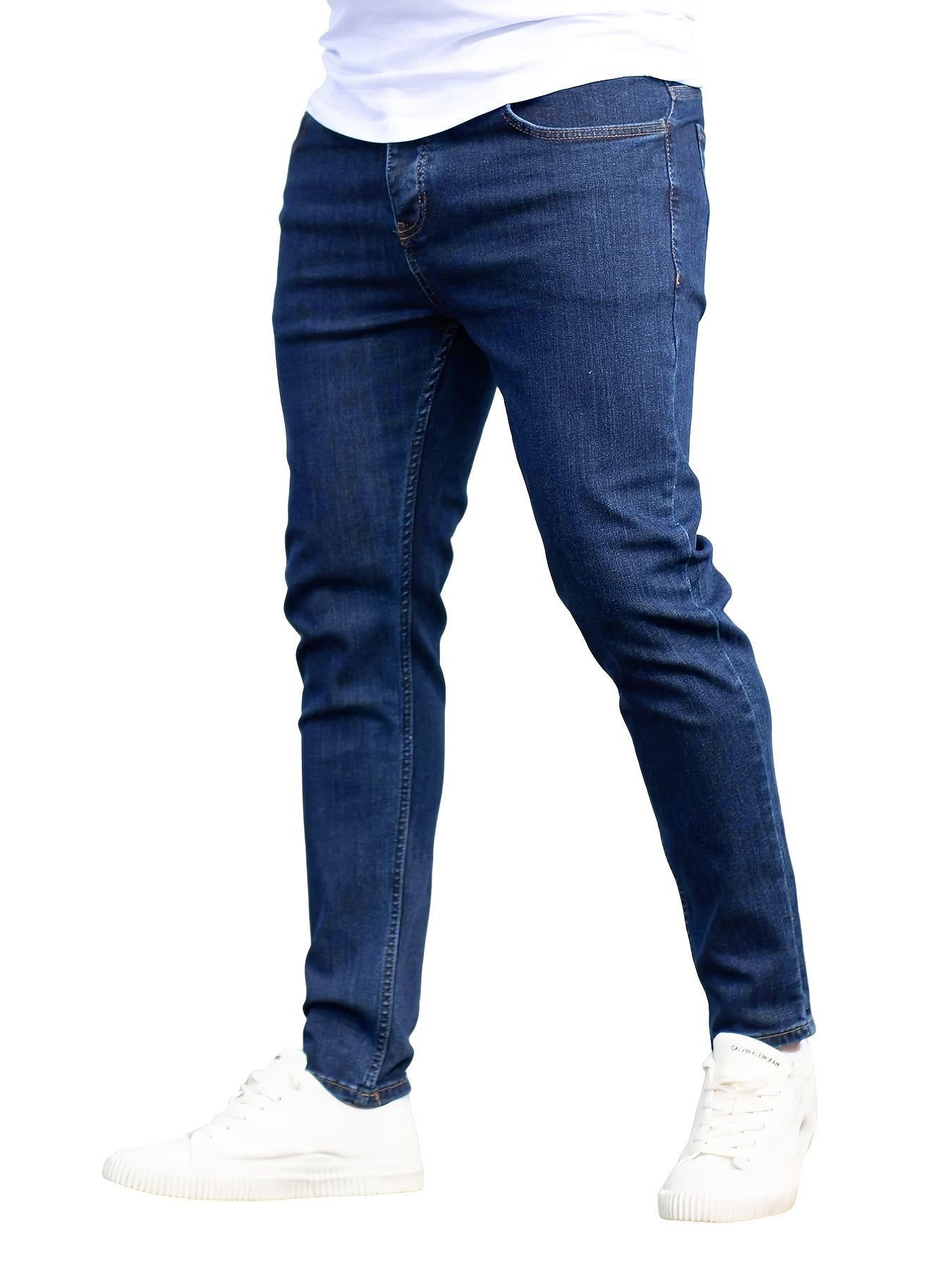 Stretch Slim Straight Casual Jeans for Men
