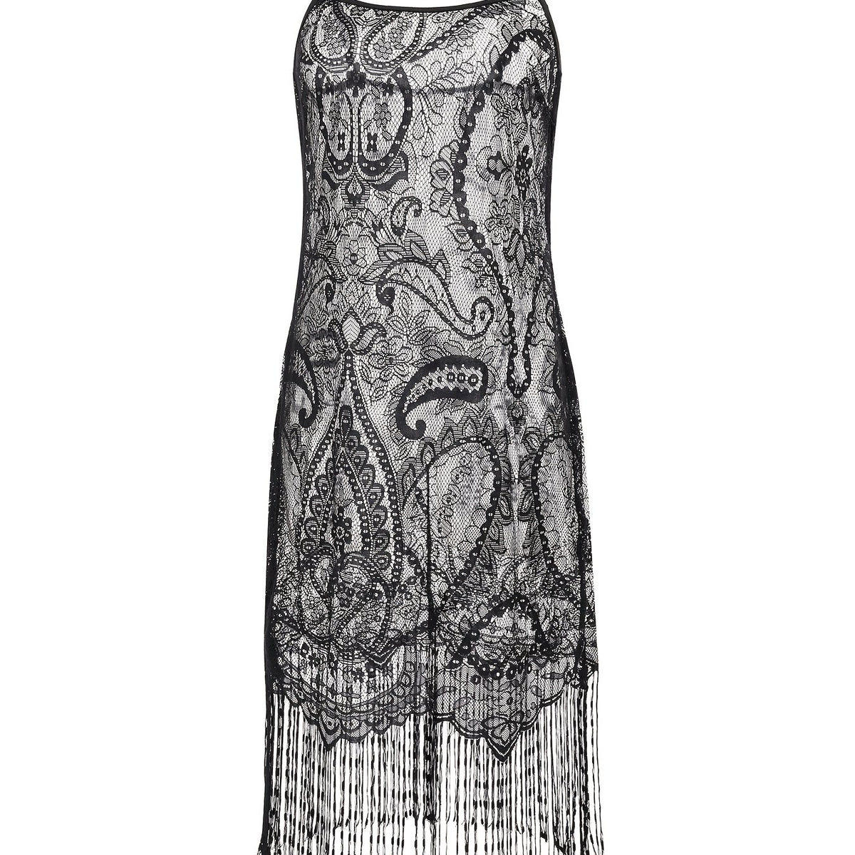  Lace Trim Boho Nightdress