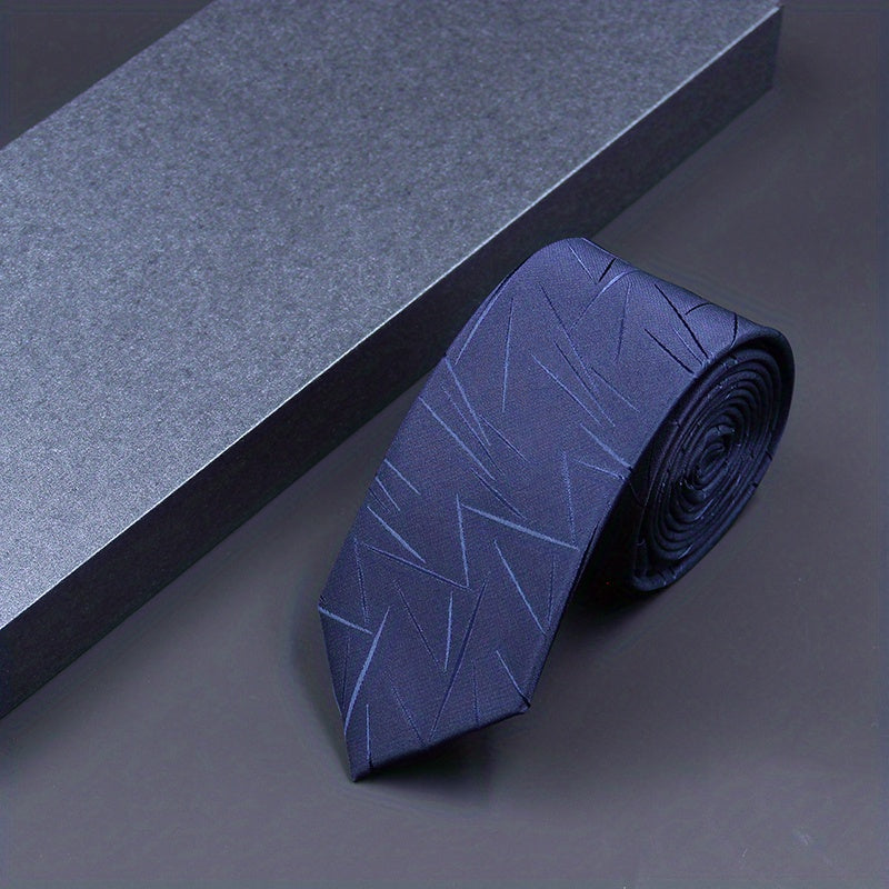 Navy Stripe Formal Tie Men Neckties