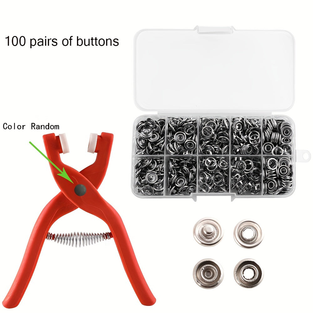 Button Set Rivet Button Installation Tool Five claw Buckle Pliers
