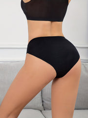 2 Pack Plus Size Seamless Period Underwear Two Piece Set