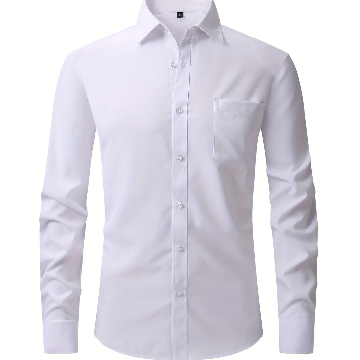 Men's Classic Button Up Shirt for Spring/Fall Business Occasion