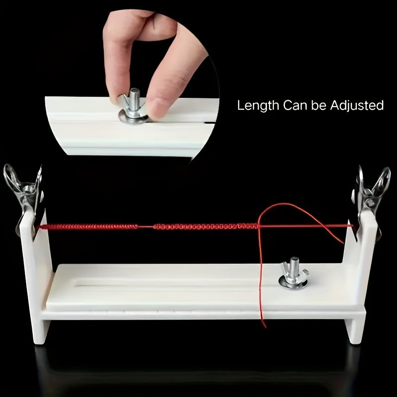 DIY Braiding Tool with Scale, Adjustable Length, Rugged Design