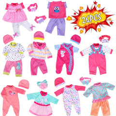 10 Sets of Clothes for 10-14 Inch Dolls, Dolls Not Included