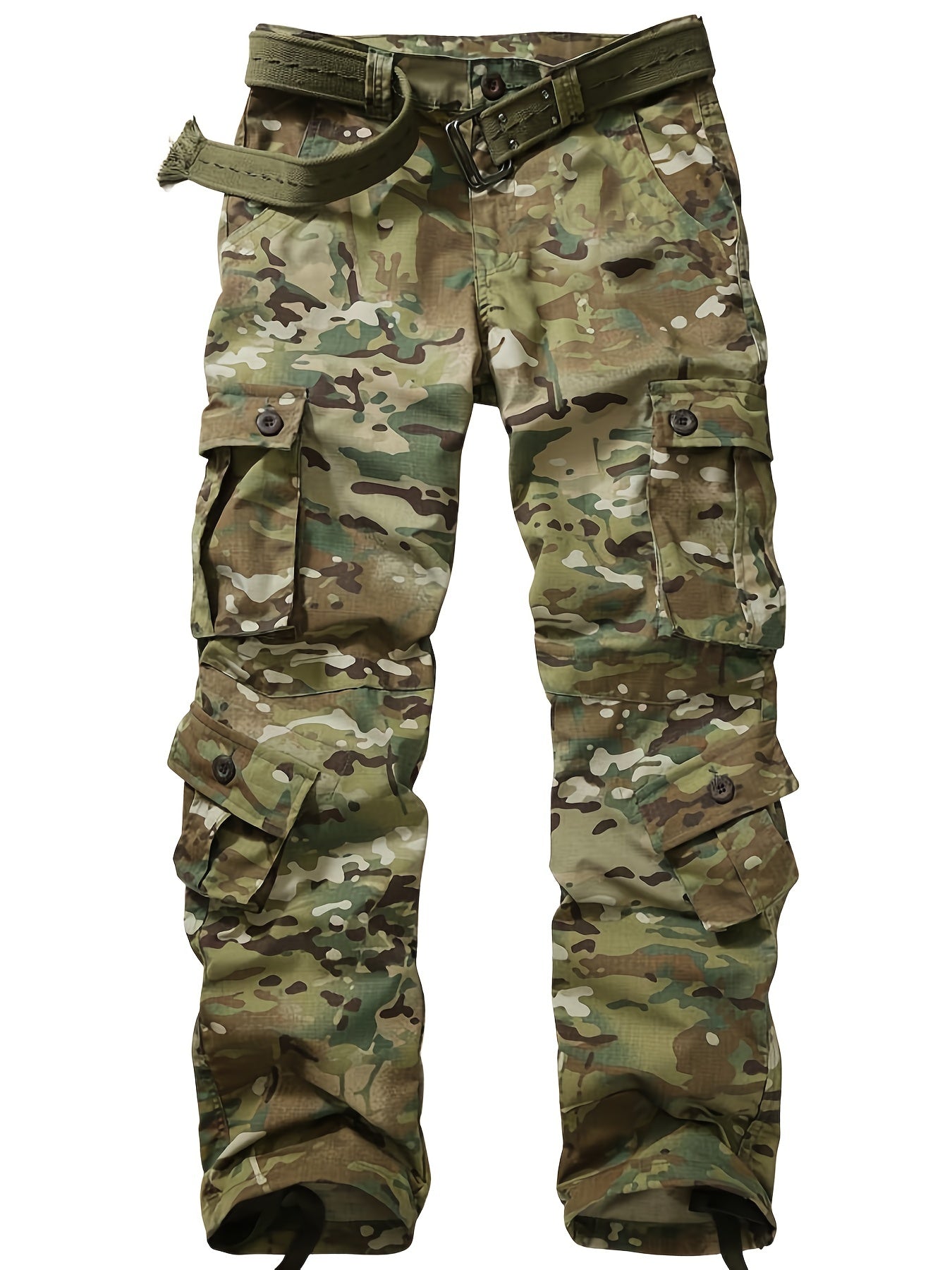 Men's Ripstop Wild Cargo Pants Relaxed Fit Hiking Pants