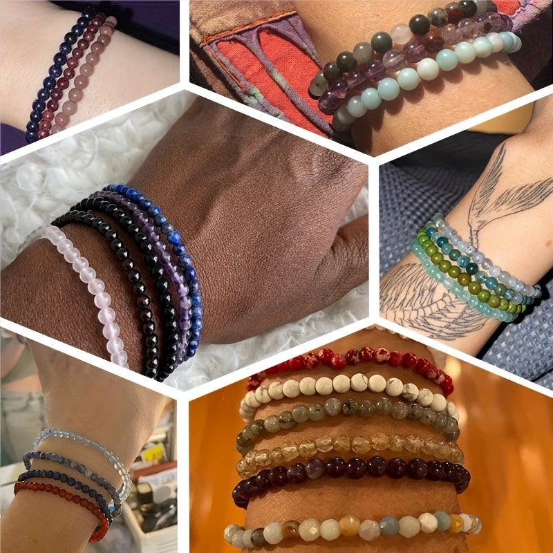 Colorful Stone Beaded Bracelet for Men