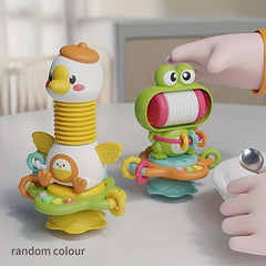 Baby High Chair Car Rattle Toys With Music Infant Suction Cup Table Toy