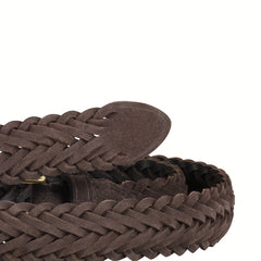 Braided Leather Belt for Women