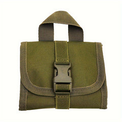 1pc Folding Bag Foldable Carrier with 14 Molle Pouch