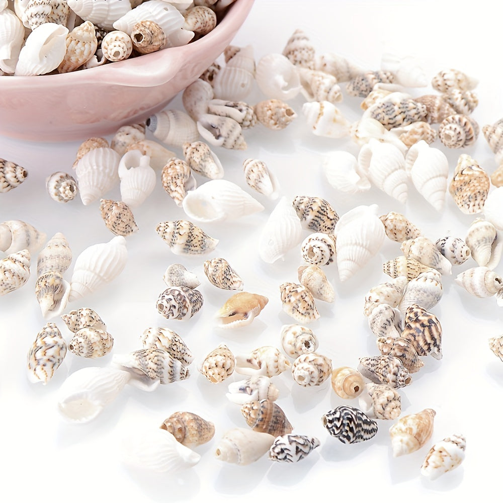 50Pcs Multicolor Conch Shell Beads for Jewelry Making DIY