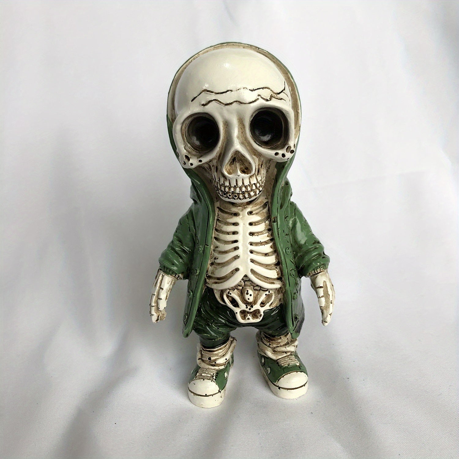Halloween Skeleton Dwarf Statue Resin Ornaments Interesting Holiday Decorations