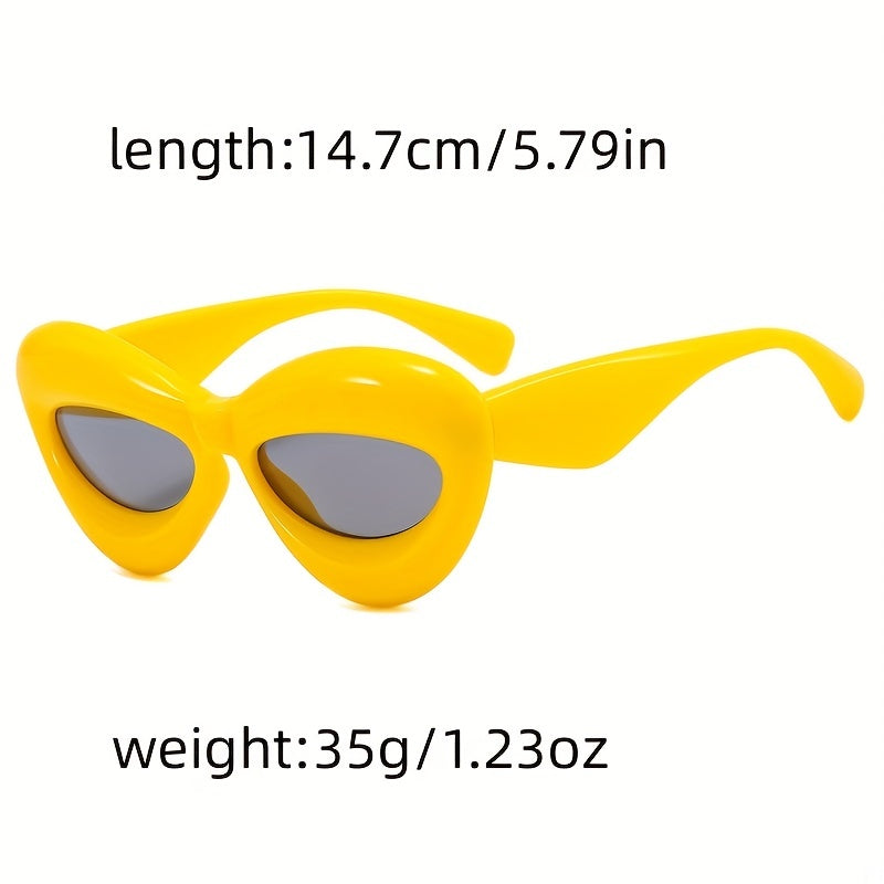 Inflated Lip Sunglasses For Beach Party UV400