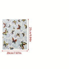 8pcs Cotton Twill Printed Fabric Patchwork Floral Bedding DIY Cloth