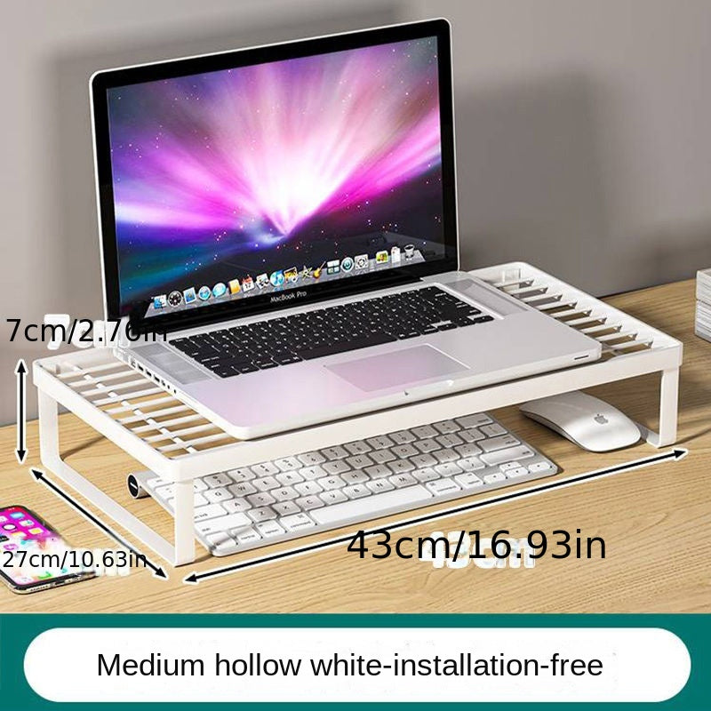 Desktop Computer Riser Laptop Stand Grill