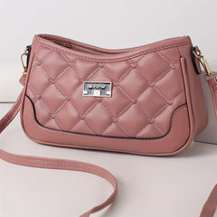 Love Embroidery Crossbody Bag Solid Color All Match Purse