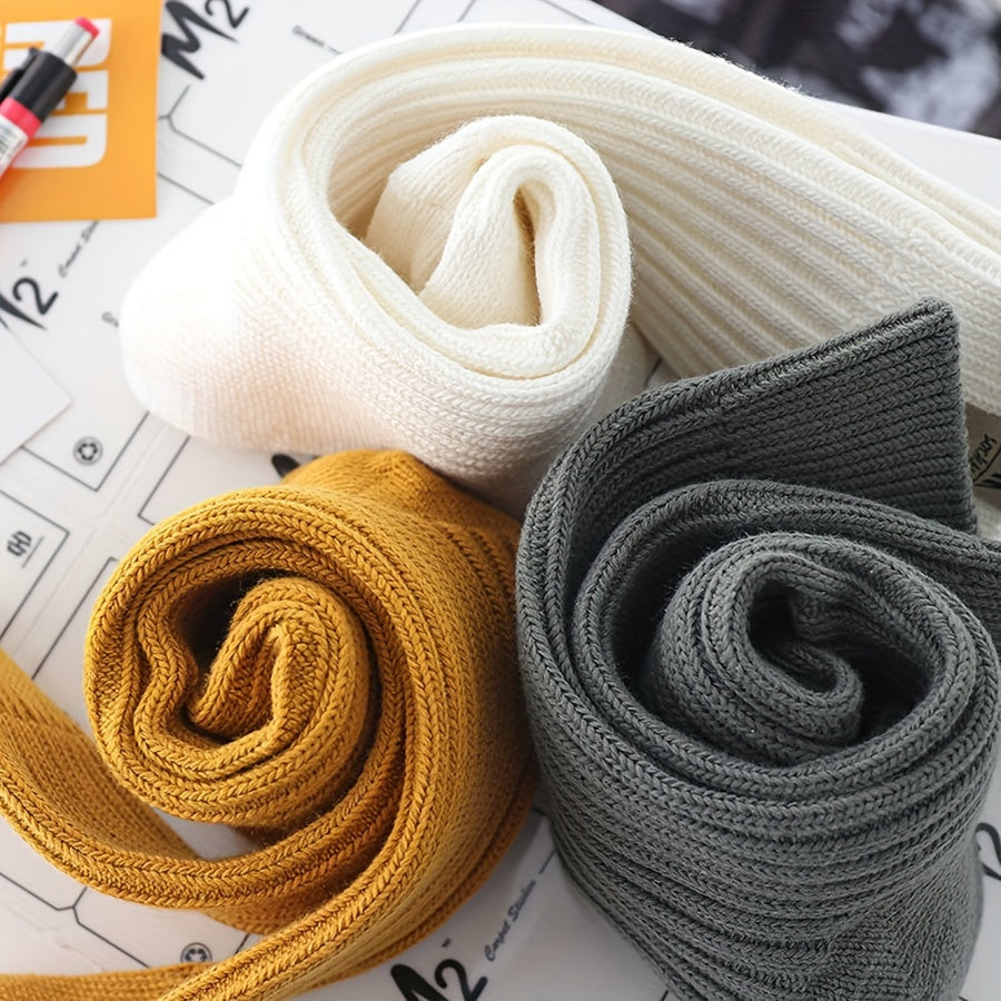 5 Pairs Solid Ankle Socks Lightweight Soft Low Cut Sports Women Stockings