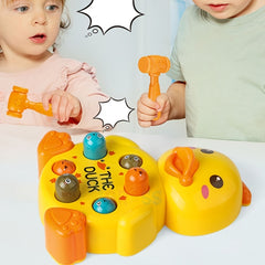 Montessori Baby Toys Toddler Board Game Animal Theme Knocking Game