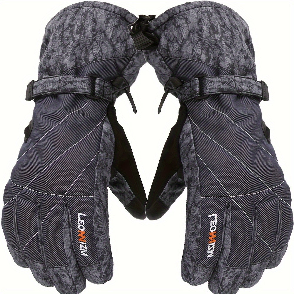 Men's Winter Ski Gloves for Cold Weather