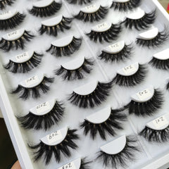 Fluffy 20mm Messy False Eyelashes for Natural Look
