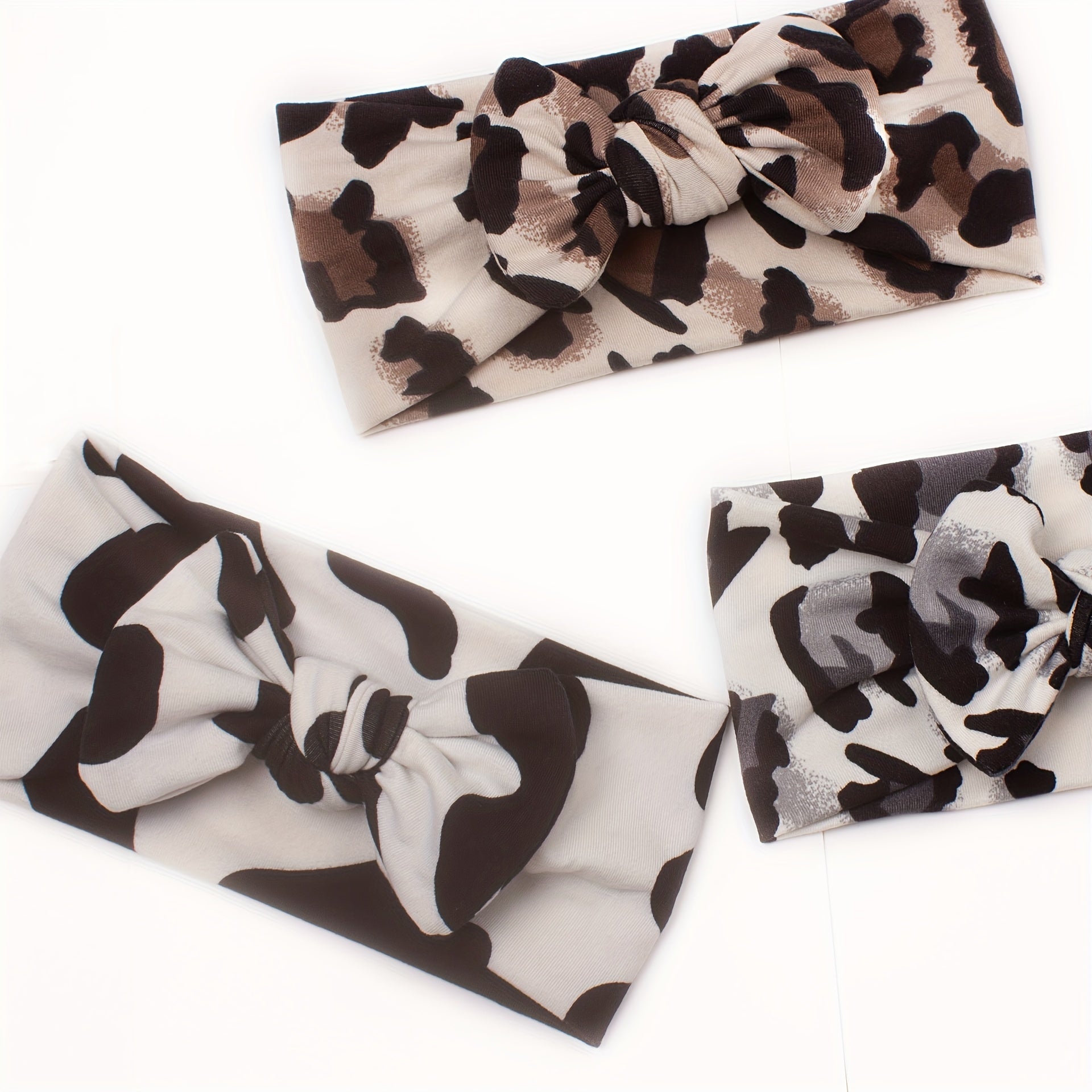 Leopard Bow Headband for Babies Girls