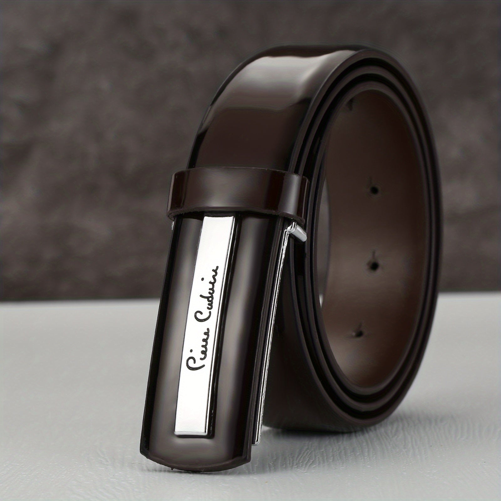 Classic Leather Men's Belt in Black Color