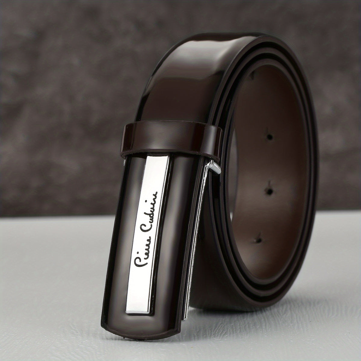 Classic Leather Men's Belt in Black Color