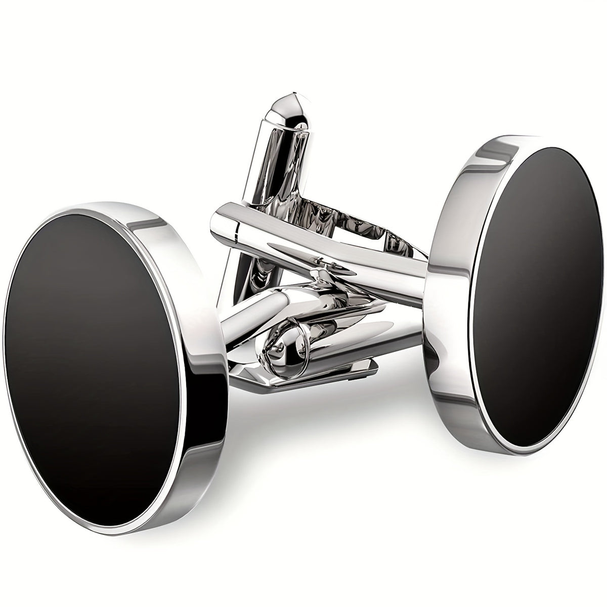 Men's Cubic Zirconia Cufflinks Stainless Steel Shirt Accessories