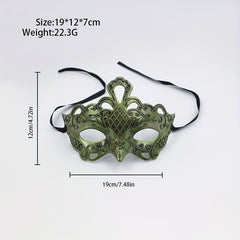 Antique Flower Crown Mask for Halloween Performance