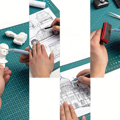 A4 Self Healing Cutting Mat Three Layer Rubber Board for Crafts
