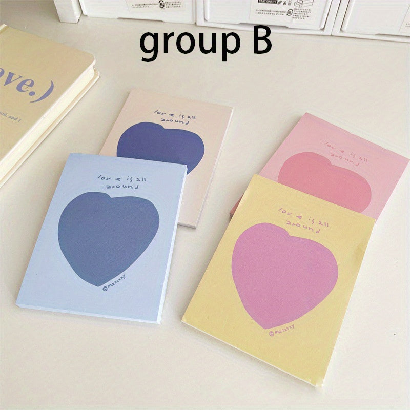 Love Letter Macaron Notepad Set, 200 Sheets