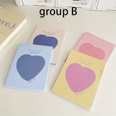 Love Letter Macaron Notepad Set, 200 Sheets