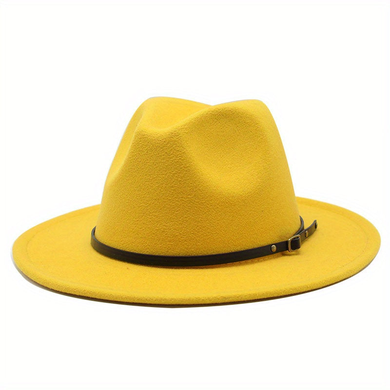 Retro Breathable Fedora Cap for Men and Women