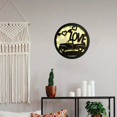 LED Lamp Carving Fairy Tale Story Shape Wooden Retro Night Light