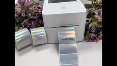 500pcs 2 Inch Holographic Circle Stickers Self Adhesive Waterproof Labels