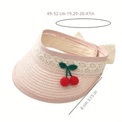 Kids Straw Sun Hat Summer Protection Cap