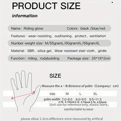 Shockproof GEL Pad Cycling Gloves Half Finger Sport Resistance
