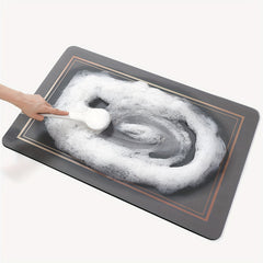 Absorbent Bathroom Floor Mat Quick Drying Non-slip Easy to Clean