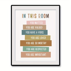You Matter You Are Loved Classroom Decor