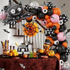 Halloween Bat Balloon Chain Halloween Party Decoration Kit