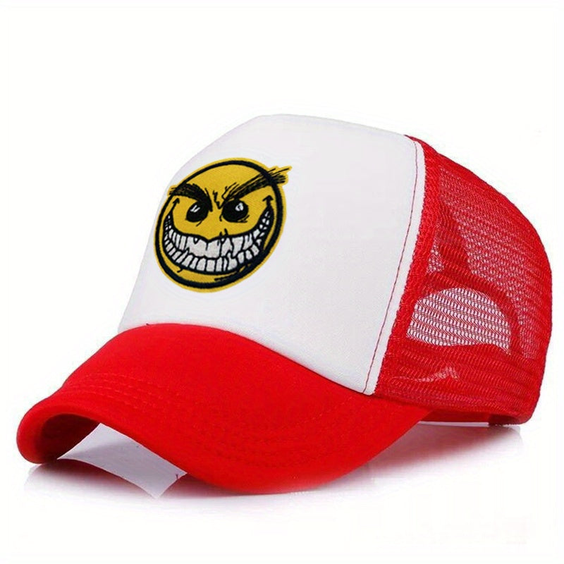 Unisex Sunshade Baseball Cap with Grimace Print