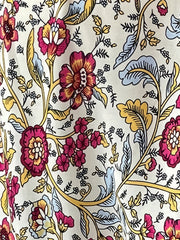  Boho Blouse Women's Plus Colorblock Floral Print