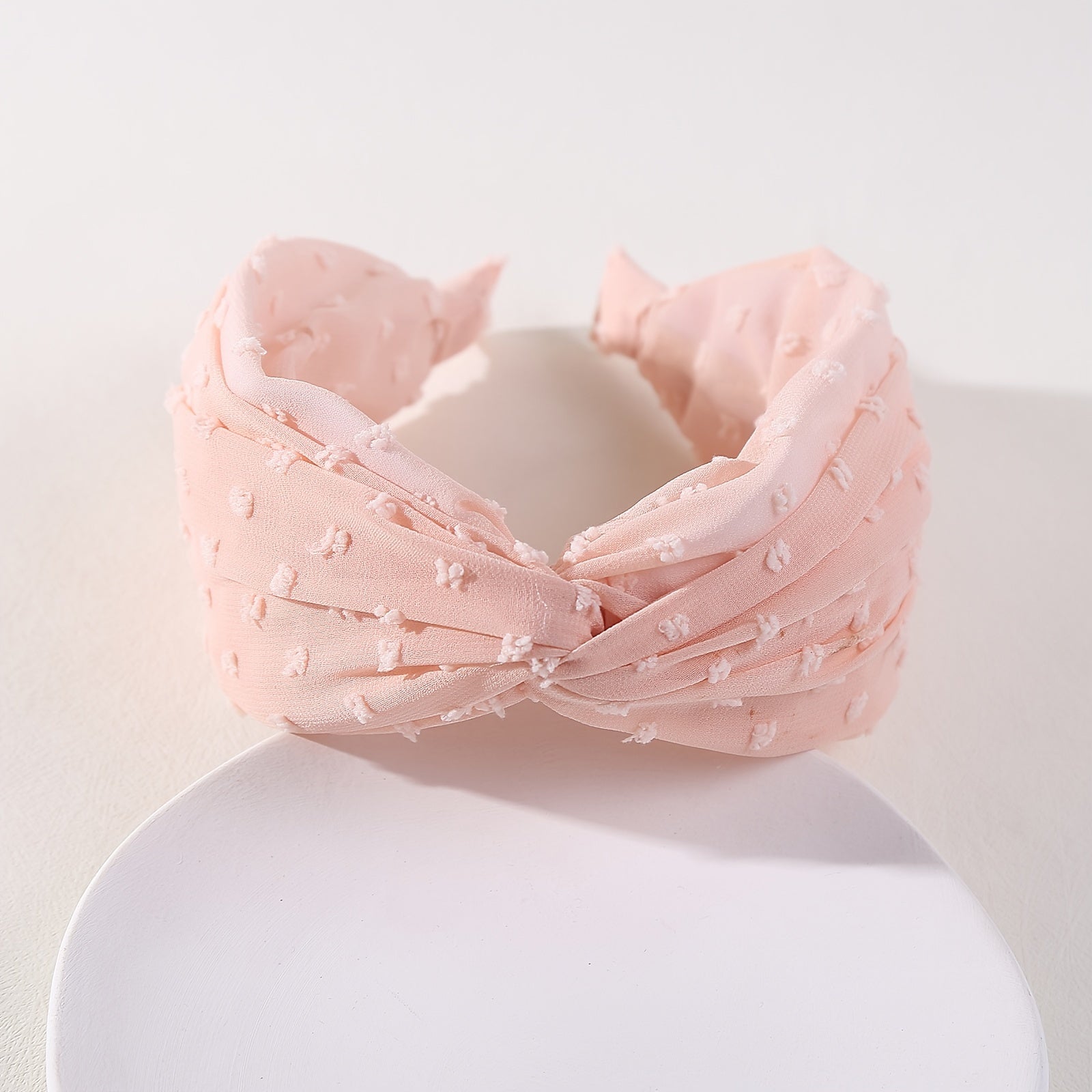 2pcs Knotted Headbands Wide Cross Knot Hair Hoop Women's Headbands Elastic Turba